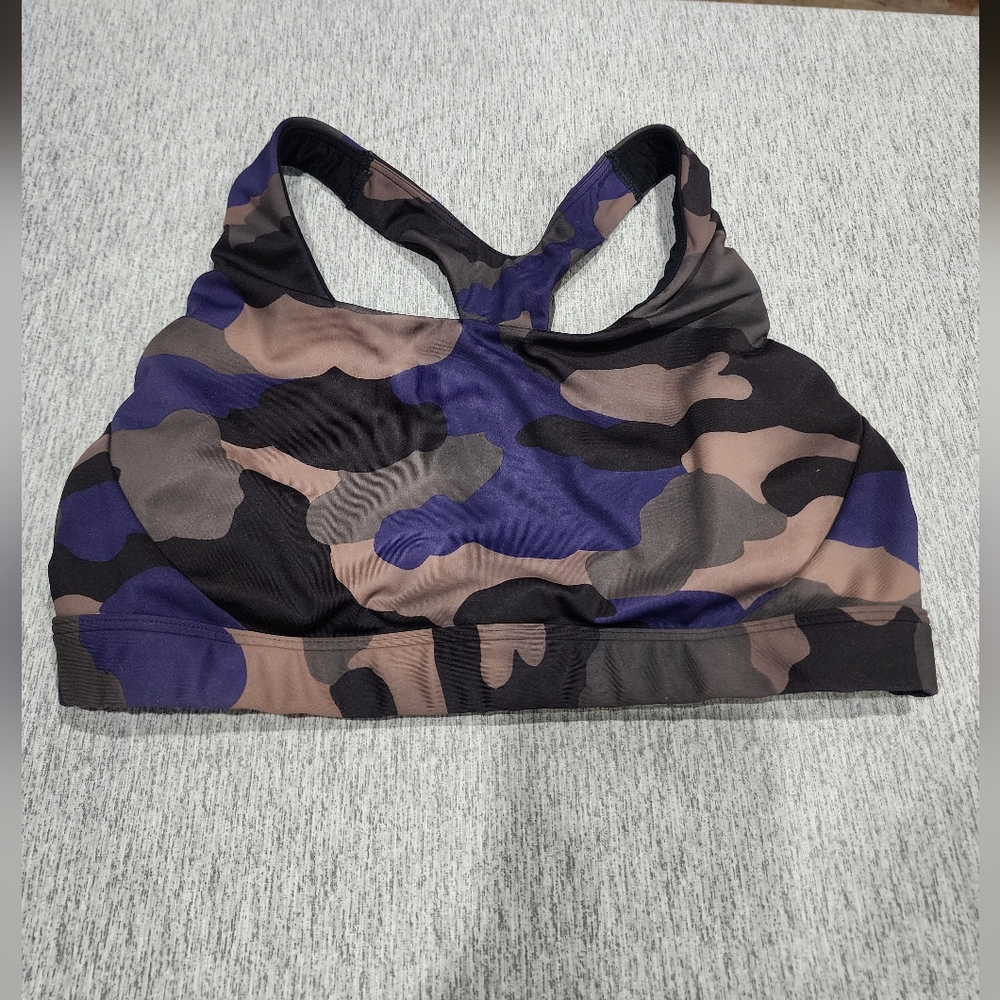 Athleta sport bra camo size M